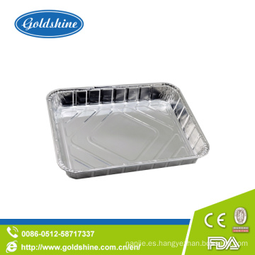 Bandejas de aluminio para barbacoa de grado alimenticio